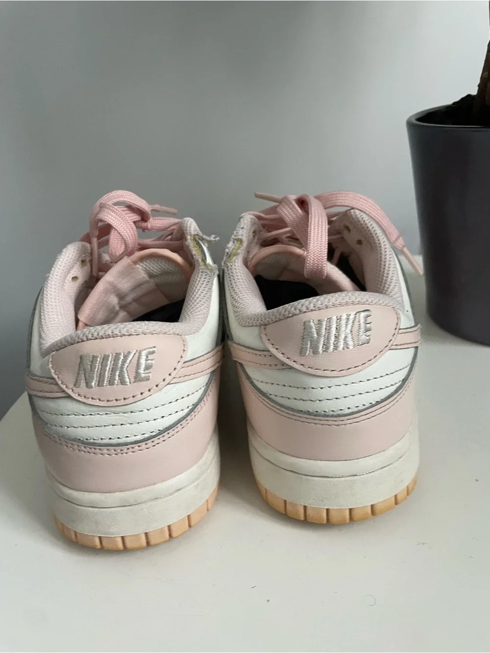Women Size 6.5 Nike Dunk Low Orange Pearl Light Pink Shoes